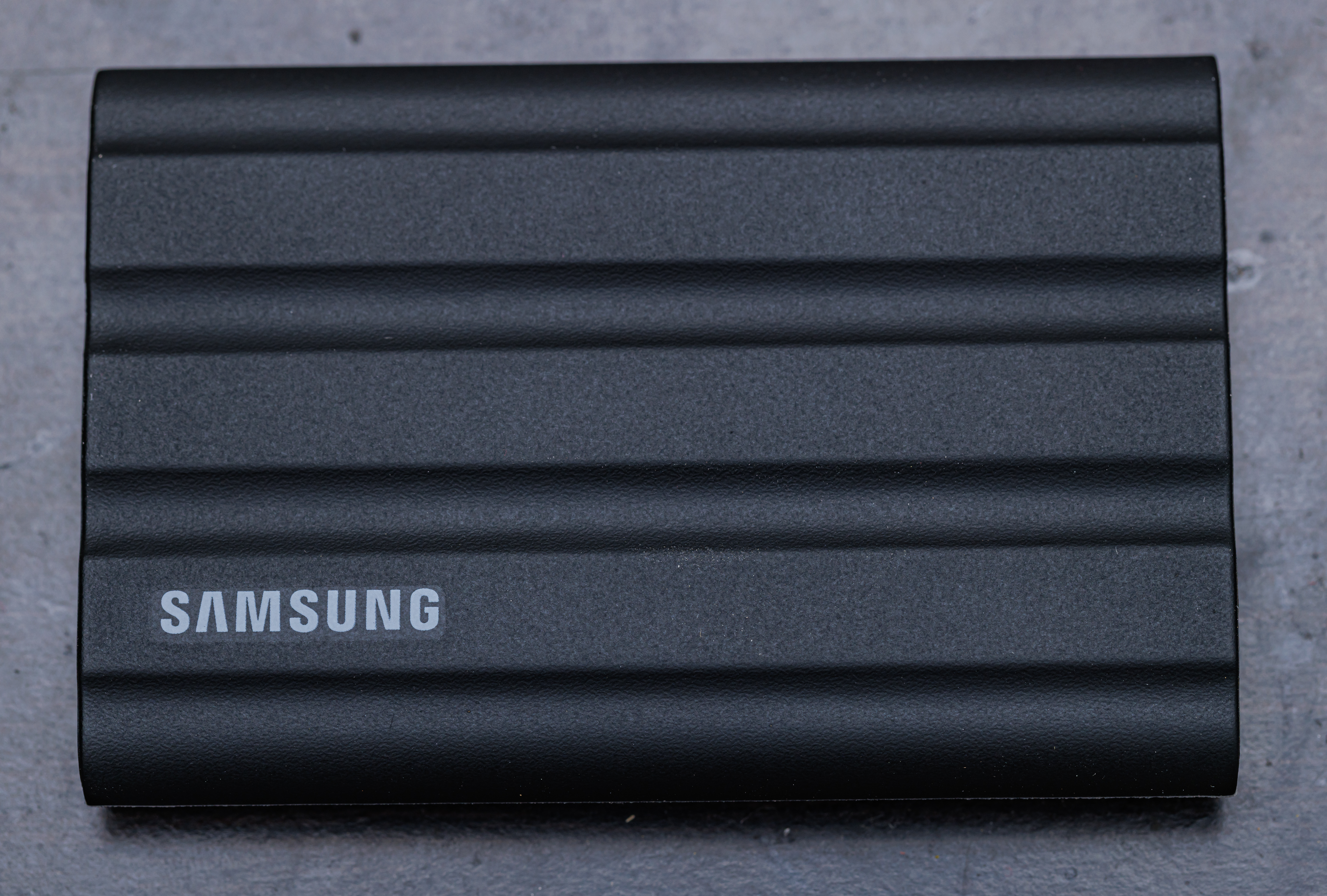 Actual black Samsung T7 Shield 4TB portable SSD, primary